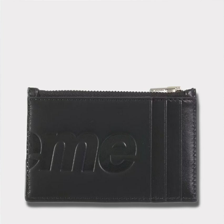  Supreme シュプリーム 2025AW Leather Zip Card Holder レザージップカードホルダー ブラック1