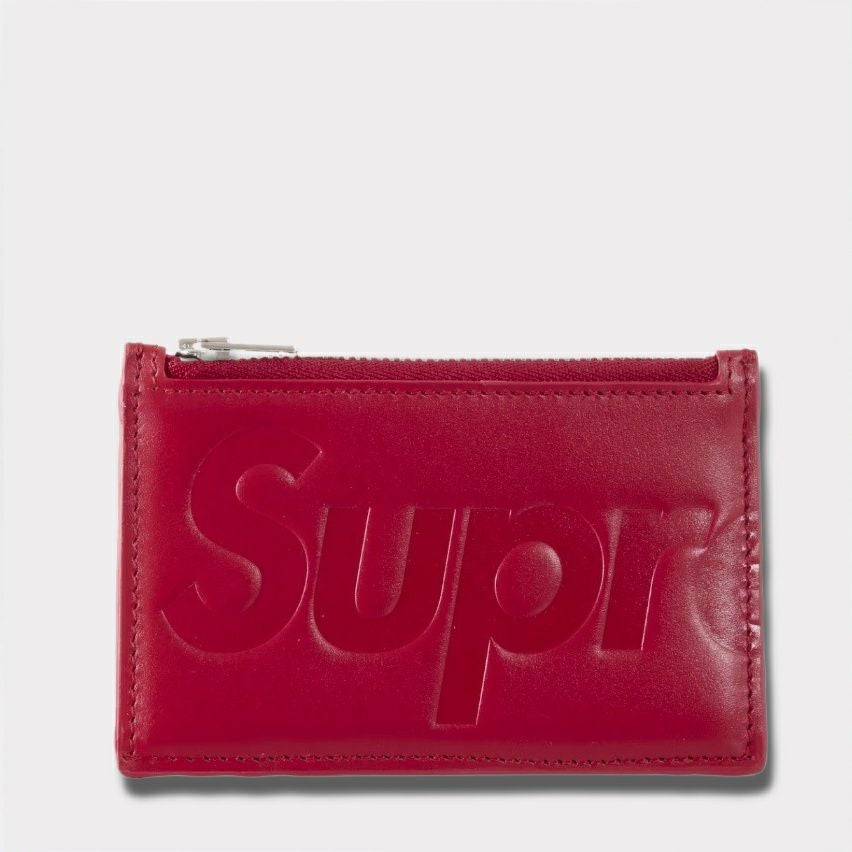 Supreme シュプリーム 2025AW Leather Zip Card Holder レザージップカードホルダー レッド
