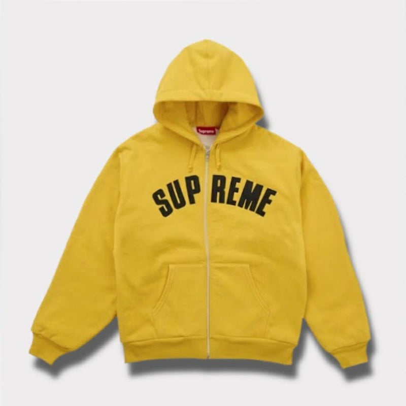Supreme シュプリーム 2025AW Arc Thermal Lined Zip Up Hooded Sweatshirt　アーク サーマル ラインド ジップ アップ フード パーカー ブライトゴールド