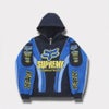 Supreme シュプリーム 2025AW Fox Racing Zip Up Hooded Sweatshirt　フォックスレーシング ジップ アップ フード パーカー ネイビー