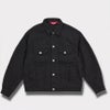 Supreme シュプリーム 2025AW Jacquard Logos Denim Trucker Jacket ジャカード ロゴ デニム トラッカー ジャケット ブラック