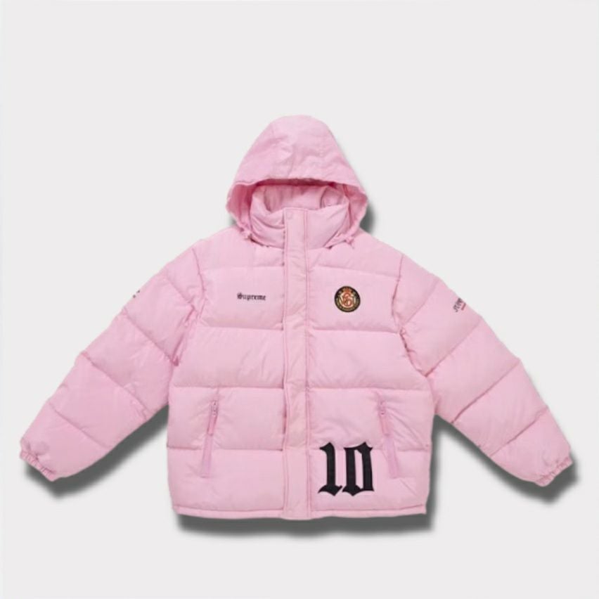  Supreme シュプリーム 2025AW Umbro Down Puffer Jacket アンブロ ダウン パファー ジャケット ピンク