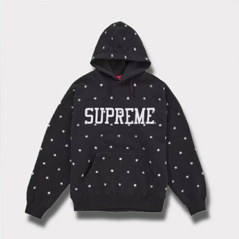 Supreme シュプリーム 2025AW Stars Studded Hooded Sweatshirt スター スタッズ フード パーカー ブラック