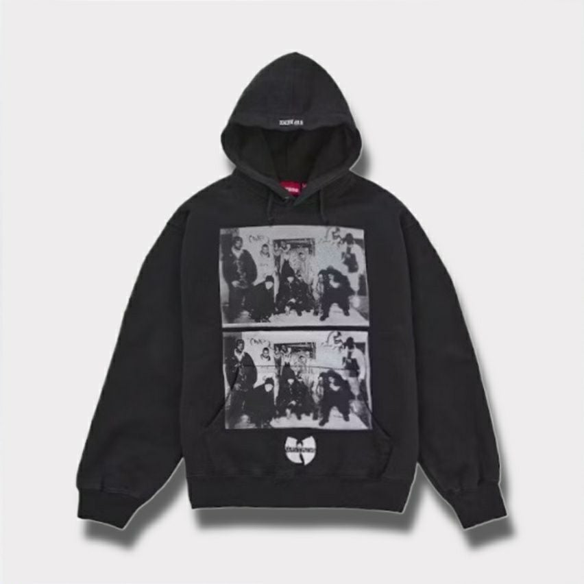  Supreme シュプリーム 2025AW Wu-Tang Clan Hooded Sweatshirt ウータンクラン フード パーカー　ブラック