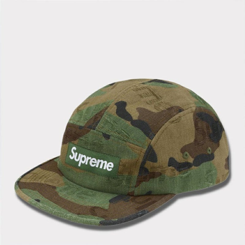 Supreme シュプリーム 2025AW Jacquard Logos Denim Camp Cap ジャカード ロゴ デニム キャンプ キャップ ウッドランドカモ