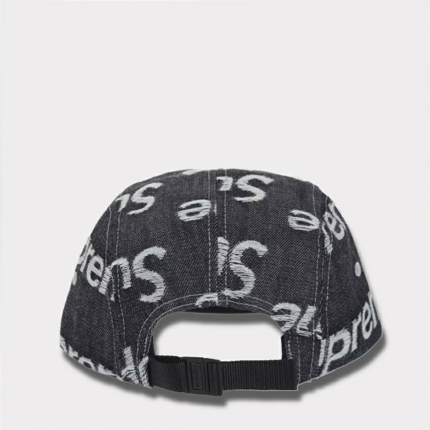 Supreme シュプリーム 2025AW Jacquard Logos Denim Camp Cap ジャカード ロゴ デニム キャンプ キャップ リジッドインディゴ1