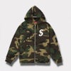Supreme シュプリーム 2025AW S Logo Zip Up Hooded Sweatshirt Sロゴ ジップアップ フードパーカー ウッドランドカモ