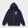  Supreme シュプリーム 2025AW S Logo Zip Up Hooded Sweatshirt Sロゴ ジップアップ フードパーカー ネイビー