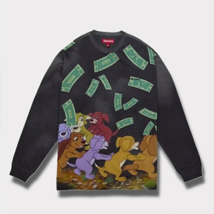 Supreme シュプリーム 2025AW All Dogs Go To Heaven L/S Top オール ドッグス ゴー トゥ ヘブン ロングスリーブ トップTシャツ　ナイト