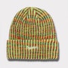 Supreme シュプリーム 2025AW Rainbow Loose Gauge Beanie レインボー ルーズゲージ ビーニー ネオンイエロー