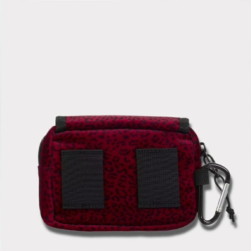 Supreme シュプリーム 2025AW Velvet Mini Pouch ベルベット ミニポーチ 　レッドレオパード2