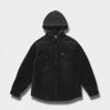 Supreme シュプリーム 2025AW Quilted Lined Hooded Velvet Shirt キルティング ラインド フード ベルベット シャツ ブラック