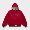 Supreme シュプリーム 2025AW Mitchell & Ness Lined Hooded Satin Varsity Jacket ミッチェルアンドネス ラインド フーデッド サテン バーシティジャケット レッド