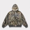 Supreme シュプリーム 2025AW Mitchell & Ness Lined Hooded Satin Varsity Jacket ミッチェルアンドネス ラインド フーデッド サテン バーシティジャケット リアルツリーAPカモ