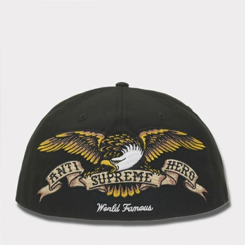 Supreme シュプリーム 2025AW ANTIHERO New Era Cap アンタイヒーロー ニューエラキャップ ブラック1