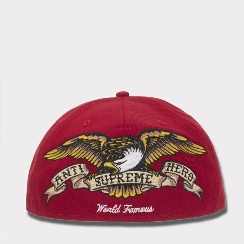 Supreme シュプリーム 2025AW ANTIHERO New Era Cap アンタイヒーロー ニューエラキャップ レッド1