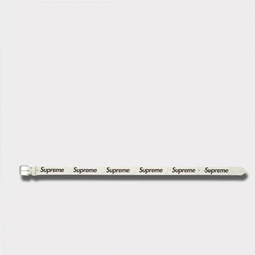  Supreme シュプリーム 2025AW Repeat Leather Belt リピート レザー ベルト フローラル1