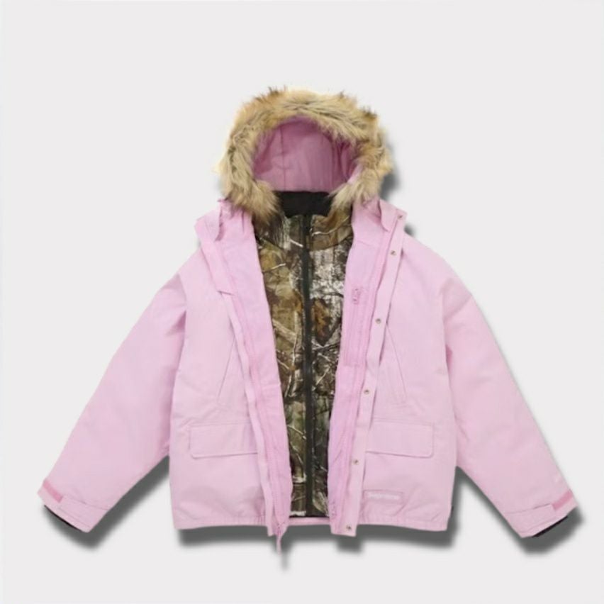 Supreme シュプリーム 2025AW 2-in-1 GORE-TEX Parka + Reversible 700-Fill Down Liner Jacket　2-in-1 ゴアテックス パーカー + リバーシブル 700 フィルダウン ライナー ジャケット　ライトピンク2