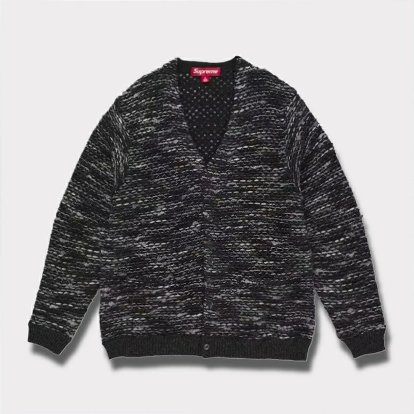 Supreme シュプリーム 2025AW Textured Cardigan テクスチャード カーディガン ブラック