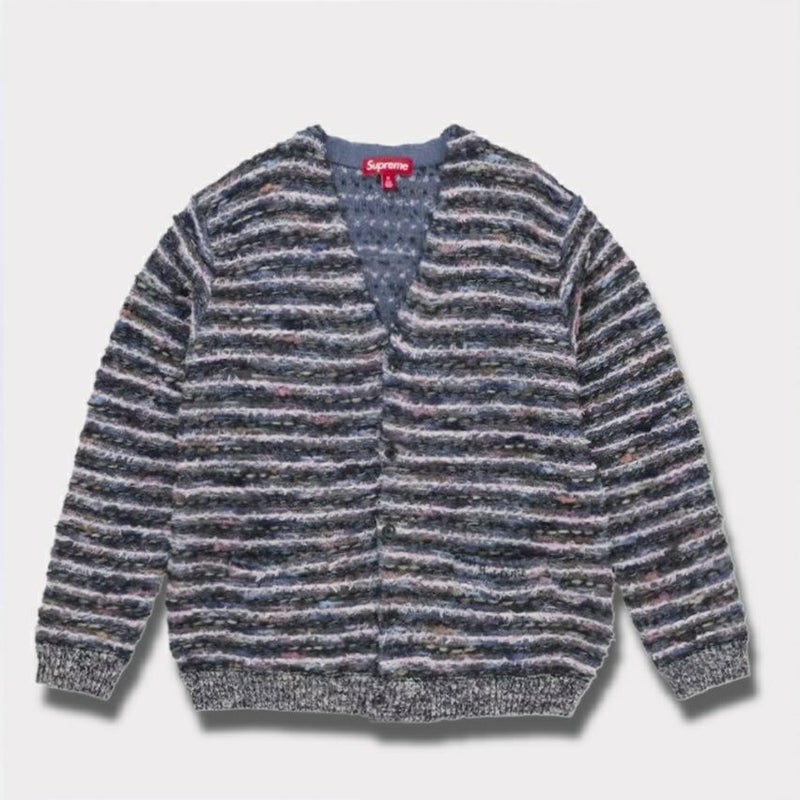 Supreme シュプリーム 2025AW Textured Cardigan テクスチャード カーディガン ネイビー