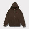 Supreme シュプリーム 2025AW Small Box Zip Up Hooded Sweatshirt　スモール ボックス ジップ アップ フード パーカー ダークブラウン