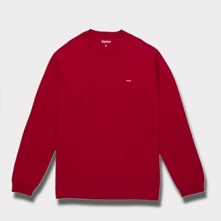 Supreme シュプリーム 2025AW Small Box L/S Tee スモール ボックス ロングスリーブ Tシャツ ダークレッド