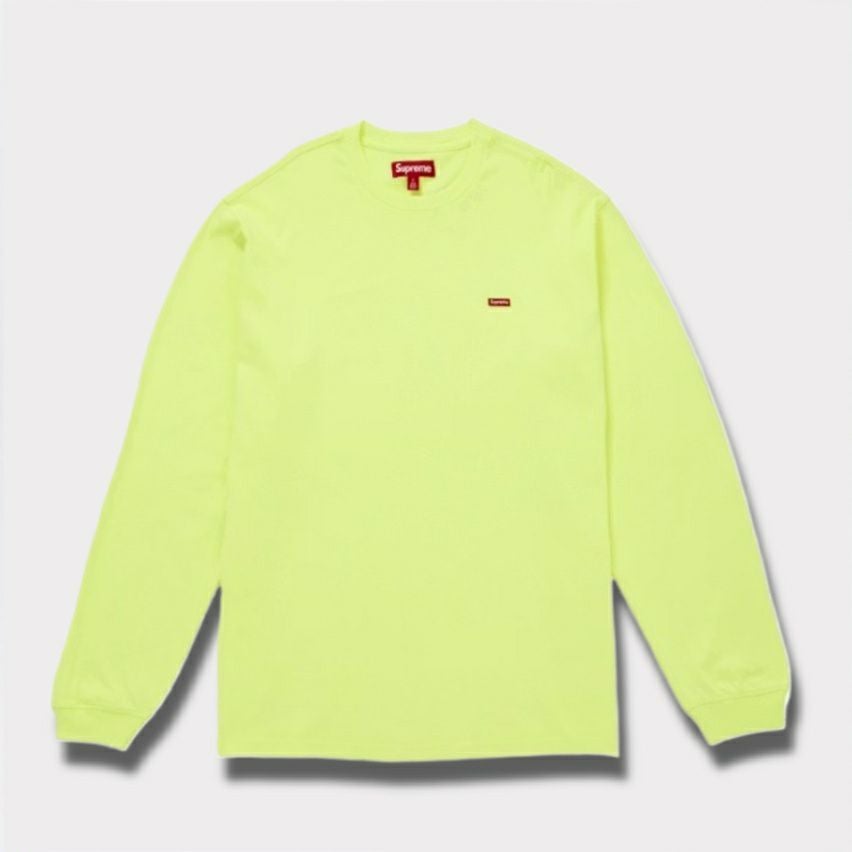 Supreme シュプリーム 2025AW Small Box L/S Tee スモール ボックス ロングスリーブ Tシャツ フルオレセントイエロー