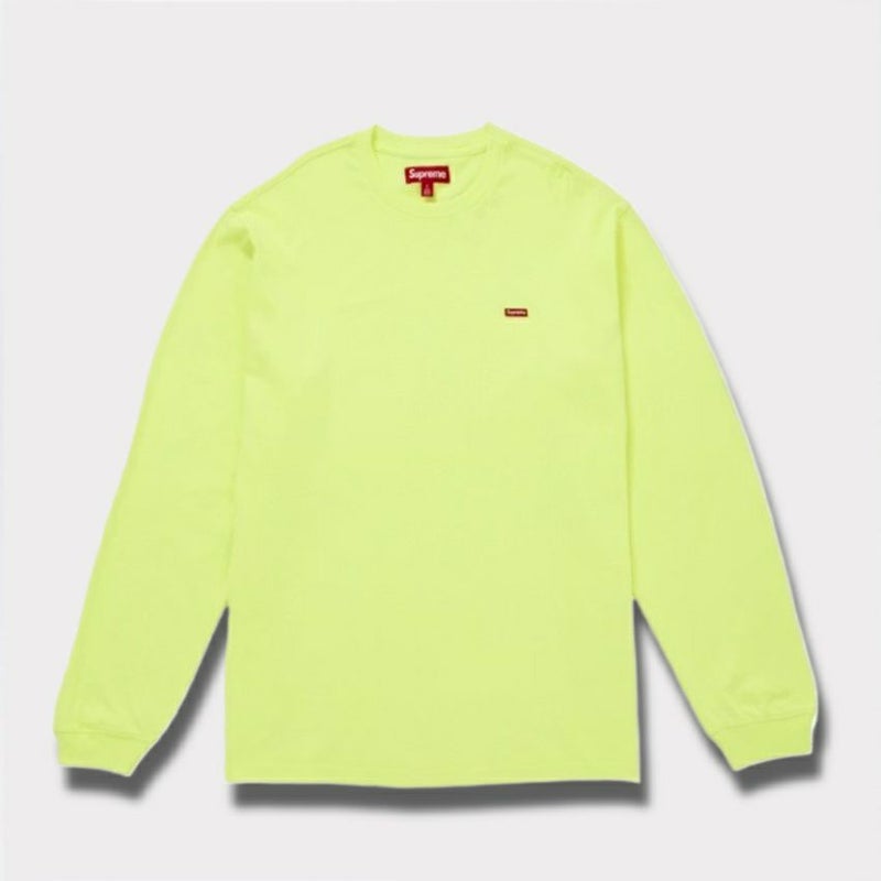 Supreme シュプリーム 2025AW Small Box L/S Tee スモール ボックス ロングスリーブ Tシャツ フルオレセントイエロー