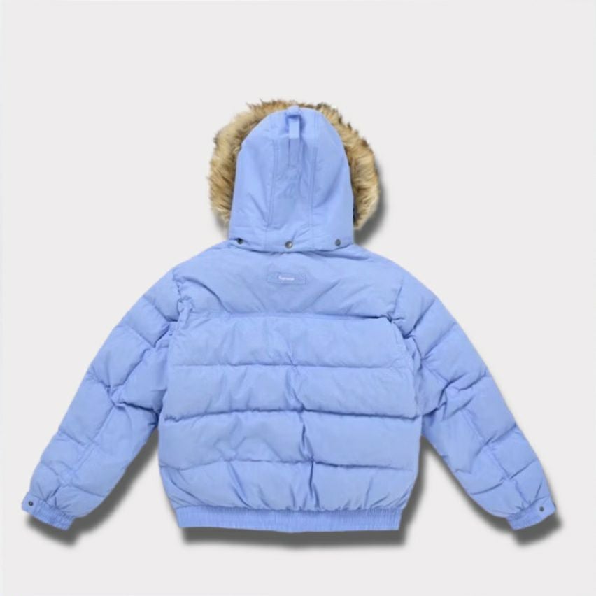  Supreme シュプリーム 2025AW Facemask 700-Fill Down Puffer Jacket フェイスマスク 700フィル ダウン パファー ジャケット ライトブルー1