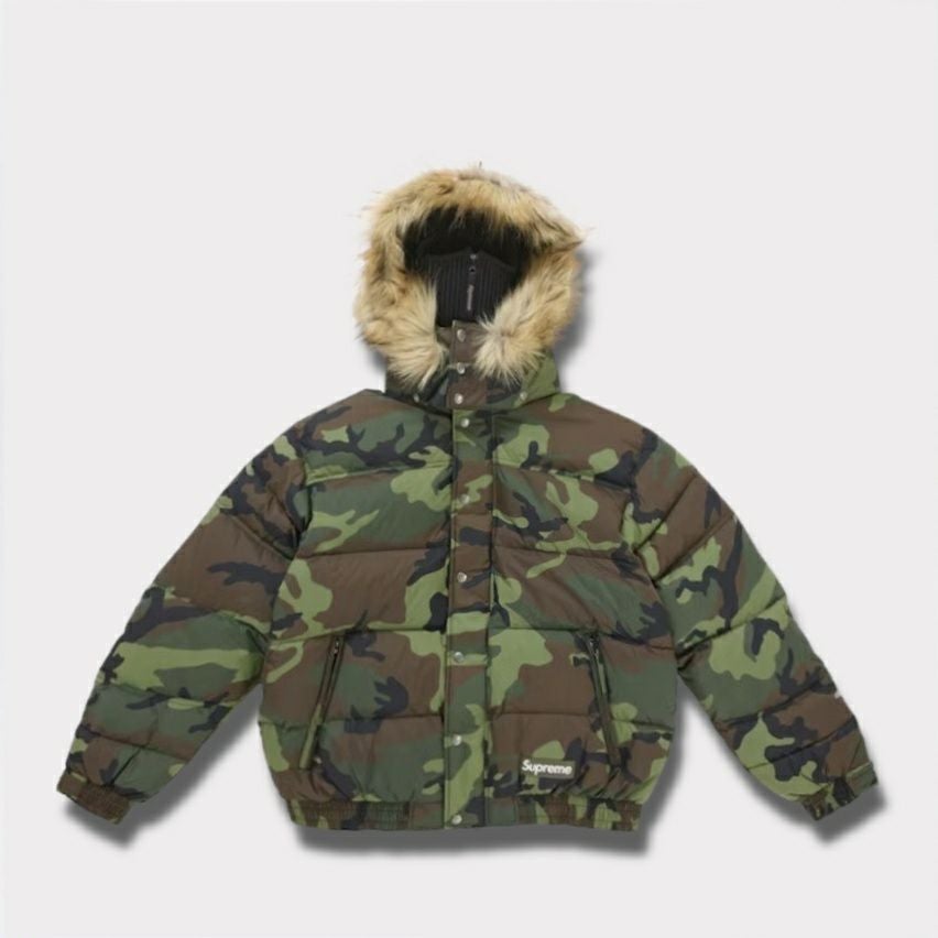 Supreme シュプリーム 2025AW Facemask 700-Fill Down Puffer Jacket フェイスマスク 700フィル ダウン パファー ジャケット ウッドランドカモ