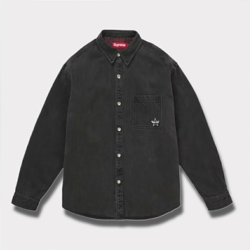 Supreme シュプリーム 2025AW Quilted Lined Denim Snap Shirt