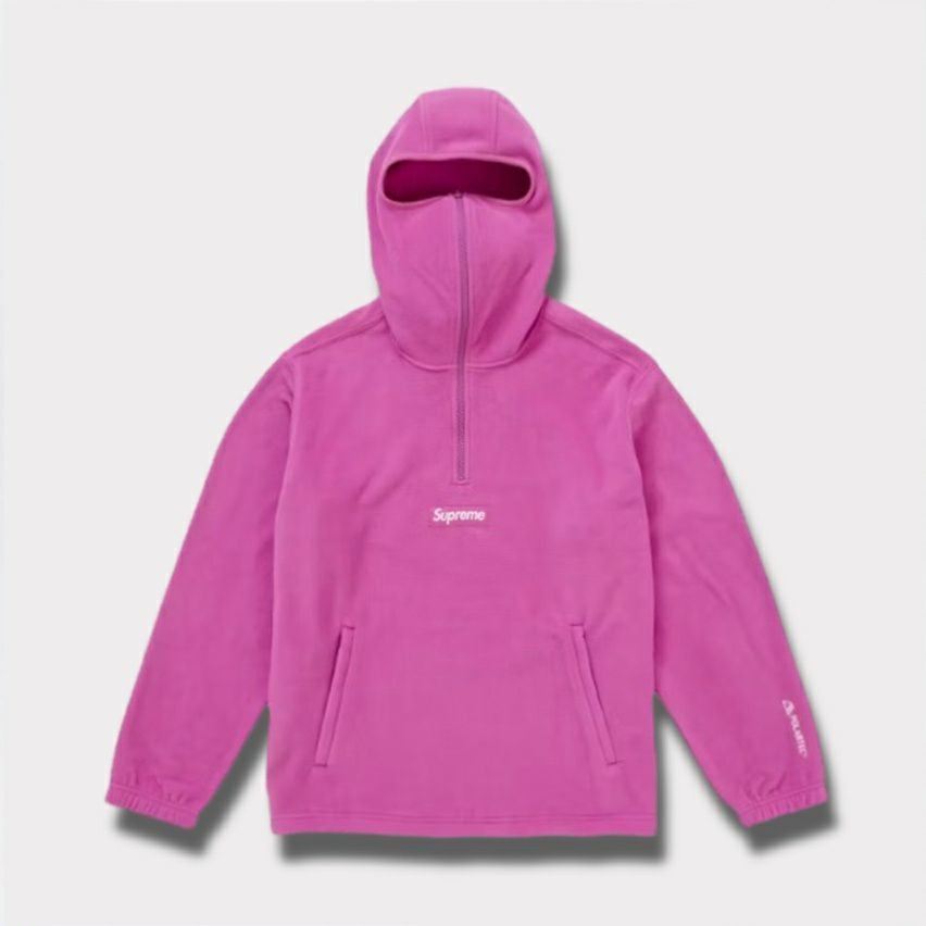 ぽてる31日まで値下げ　シュプリームパーカー Supreme シュプリーム 2025AW Polartec Face Mask Half Zip Hooded