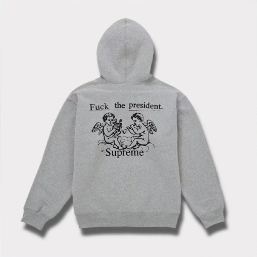 Supreme シュプリーム 2025AW President Hooded Sweatshirt プレジデント フード パーカー ヘザーグレー