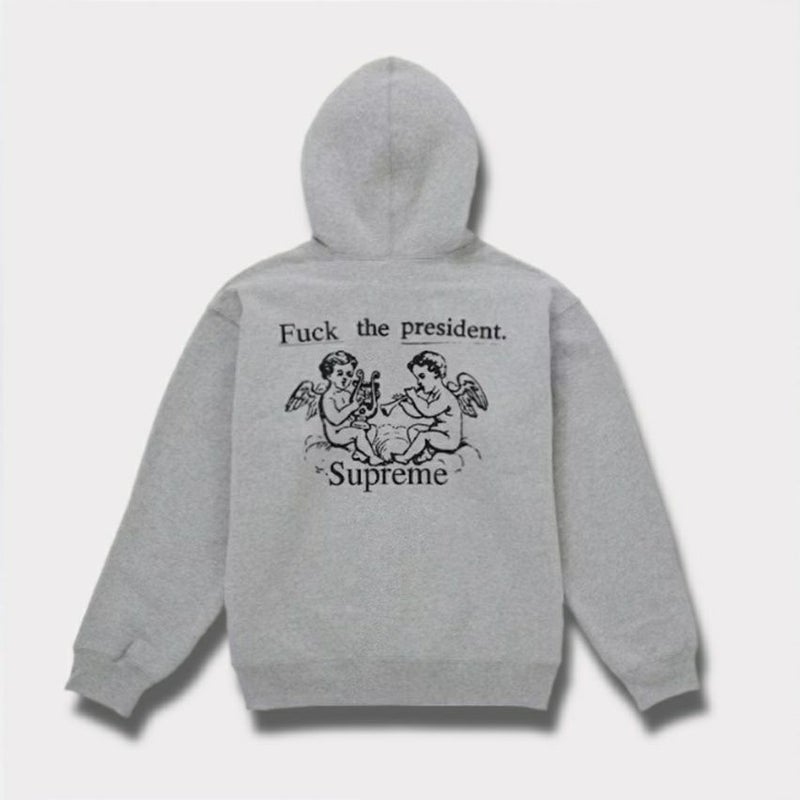 Supreme シュプリーム 2025AW President Hooded Sweatshirt プレジデント フード パーカー ヘザーグレー