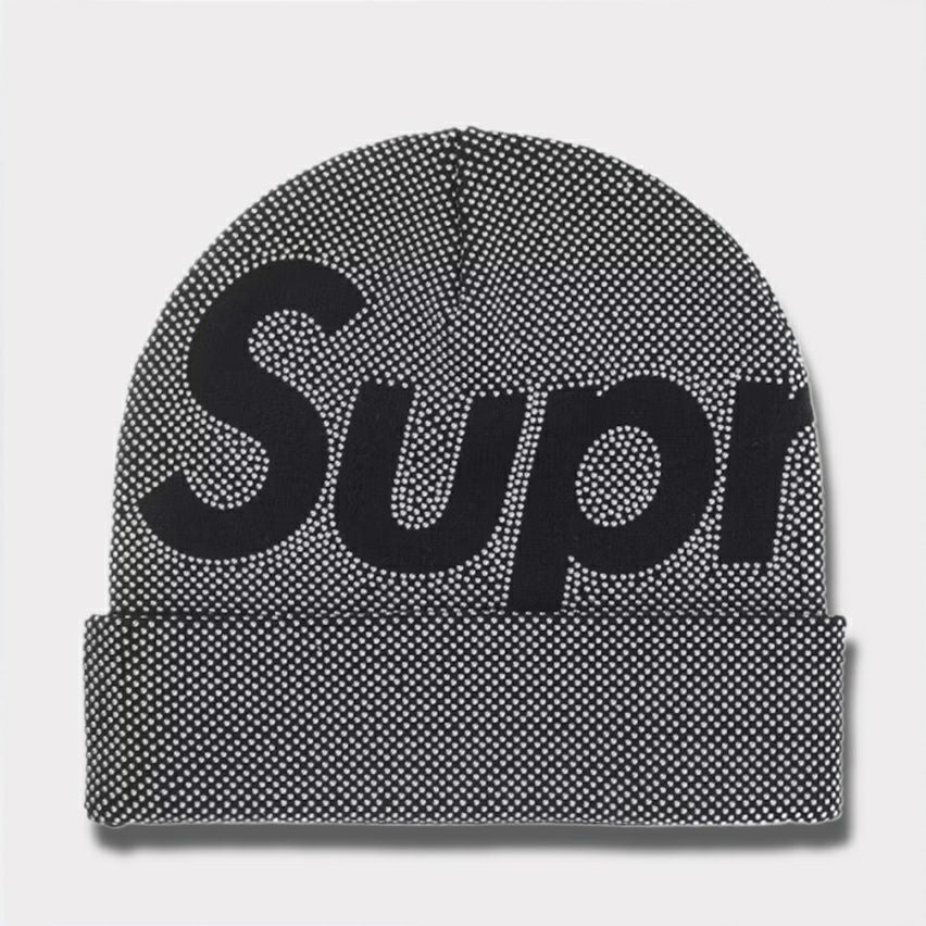  Supreme シュプリーム 2025AW Studded Knockout Big Logo Beanie スタッズ ノックアウト ビッグ ロゴ ビーニー ブラック
