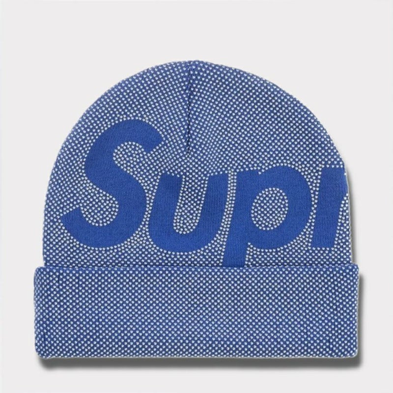 Supreme シュプリーム 2025AW Studded Knockout Big Logo Beanie スタッズ ノックアウト ビッグ ロゴ ビーニー ロイヤル