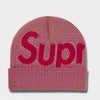 Supreme シュプリーム 2025AW Studded Knockout Big Logo Beanie スタッズ ノックアウト ビッグ ロゴ ビーニー レッド