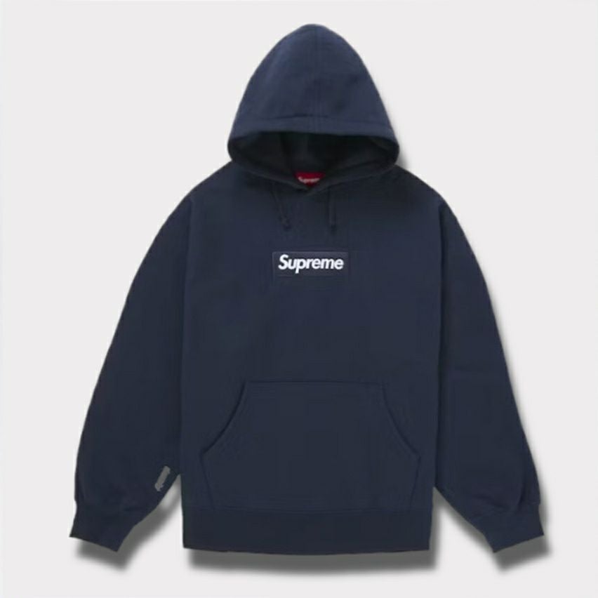 5643【人気デザイン】シュプリーム☆ペイズリー柄ボックスロゴパーカー 肉厚 Supreme（シュプリーム） ペイズリーボックスロゴ パーカー Bandana