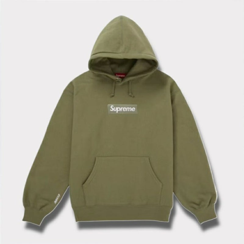 Supreme シュプリーム 2025AW Box Logo Hooded Sweatshirt ボックスロゴフードパーカー ライトオリーブ