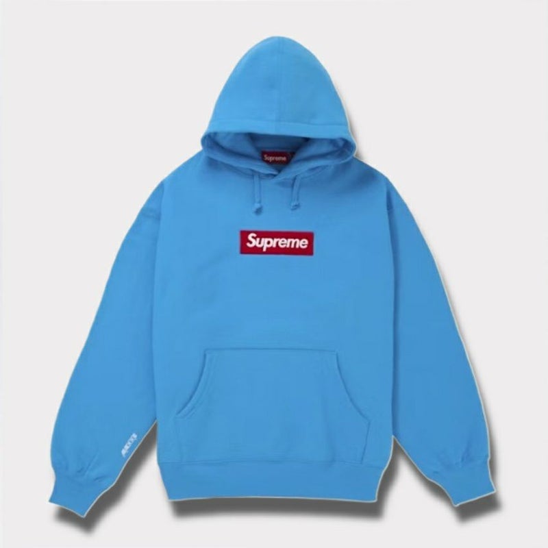  Supreme シュプリーム 2025AW Box Logo Hooded Sweatshirt ボックスロゴフードパーカー シアン