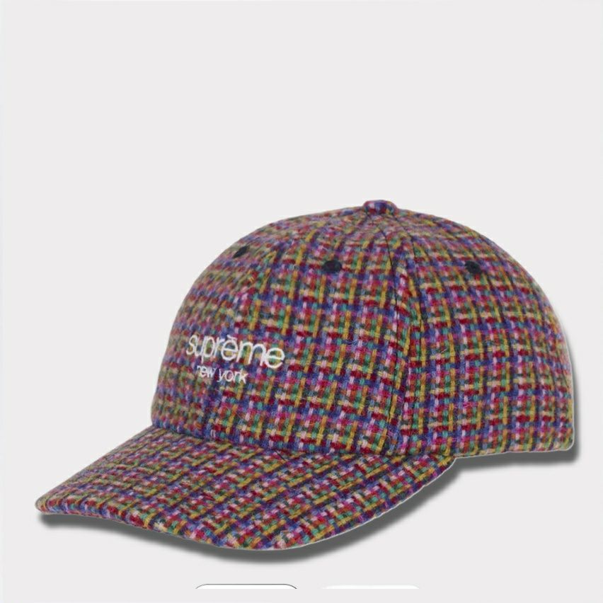 Supreme シュプリーム 2025AW Harris Tweed 6-Panel Cap ハリスツイード 6パネルキャップ レッド