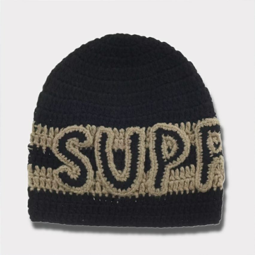 Supreme シュプリーム 2025AW Crochet Logo Beanie クロシェットロゴビーニー ブラック