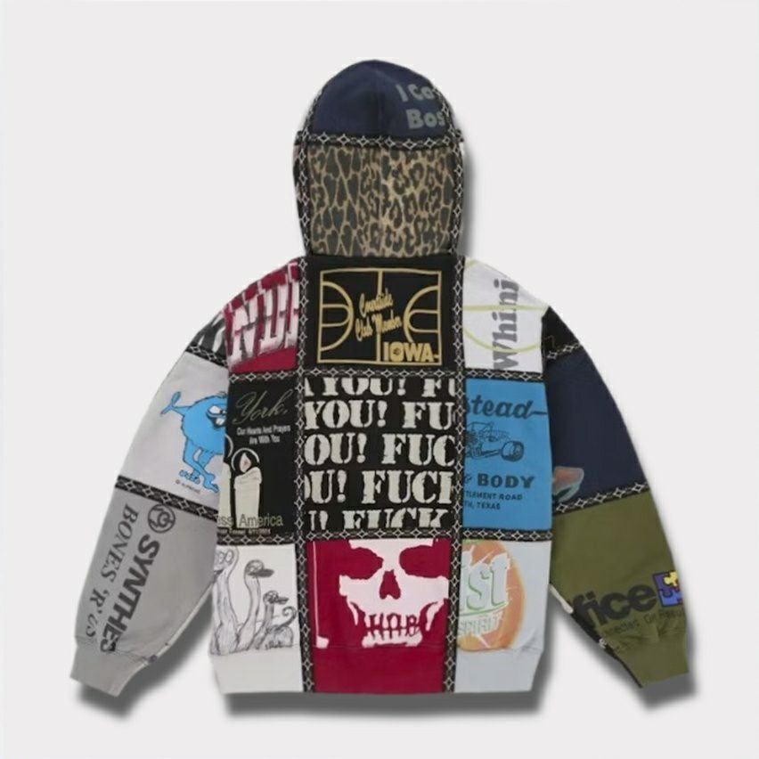 Supreme シュプリーム 2025AW Number (N)ine Patchwork Zip Up Hooded Sweatshirt ナンバーナイン パッチワーク ジップアップ フードパーカー マルチカラー2