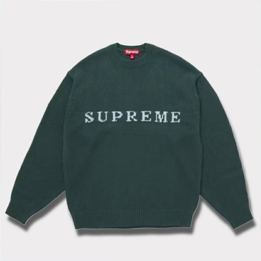 Supreme シュプリーム 2025AW Contrast Logo Sweater コントラストロゴセーター パイン