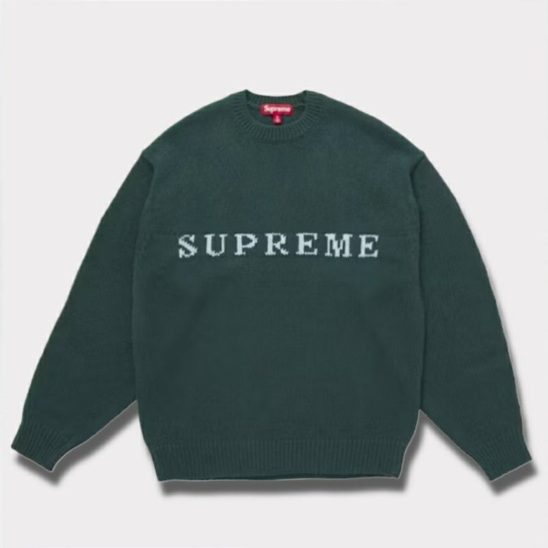 Supreme シュプリーム 2025AW Contrast Logo Sweater コントラストロゴセーター パイン