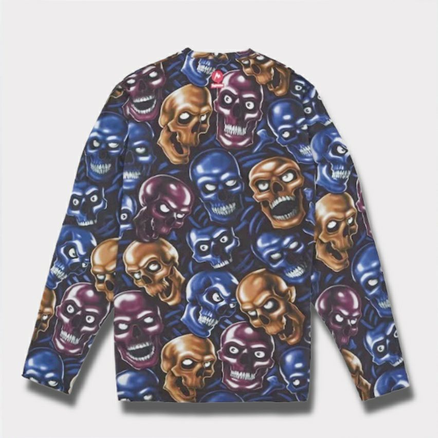 Supreme シュプリーム 2025AW Marmot Base Layer L/S Top マーモット ベースレイヤーロングスリーブトップTシャツ スカルパイル1