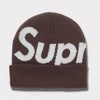 Supreme シュプリーム 2025AW Big Logo Beanie ビッグロゴビーニー ブラウン