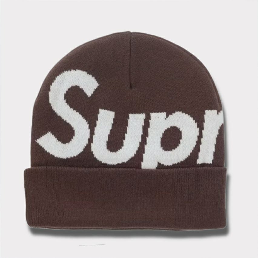 Supreme シュプリーム 2025AW Big Logo Beanie ビッグロゴビーニー ブラウン