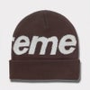 Supreme シュプリーム 2025AW Big Logo Beanie ビッグロゴビーニー ブラウン1