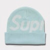 Supreme シュプリーム 2025AW Big Logo Beanie ビッグロゴビーニー ライトブルー